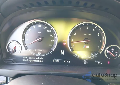 2017 BMW X6 M from USA, damaged, VIN 5YMKW8C38H0U72414